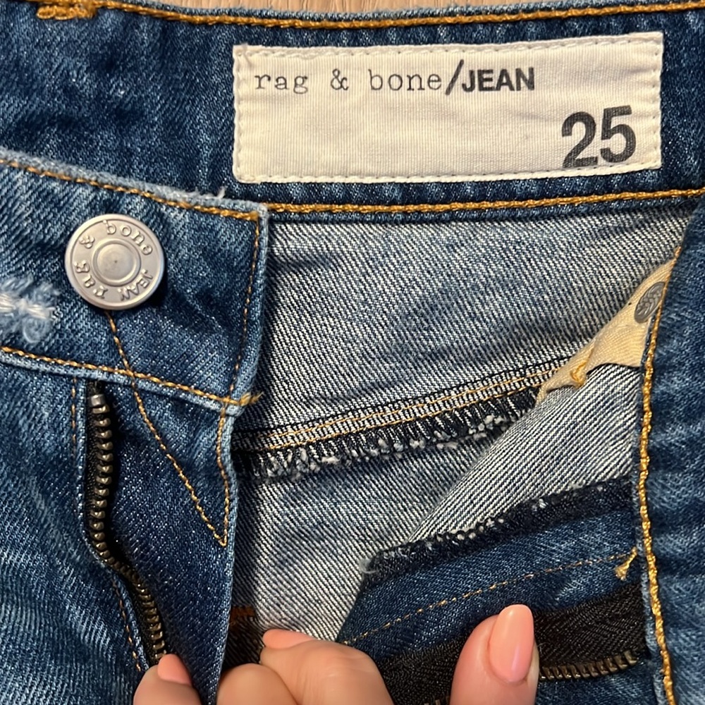 Rag&Bone jeans distressed mini skirt, new without tags - Picture 2 of 4